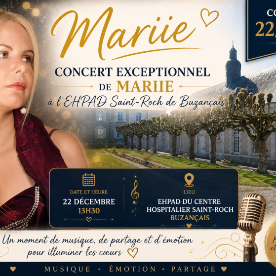 Concert 22/12/23 L'EHPAD Saint-Roch de Buzançais