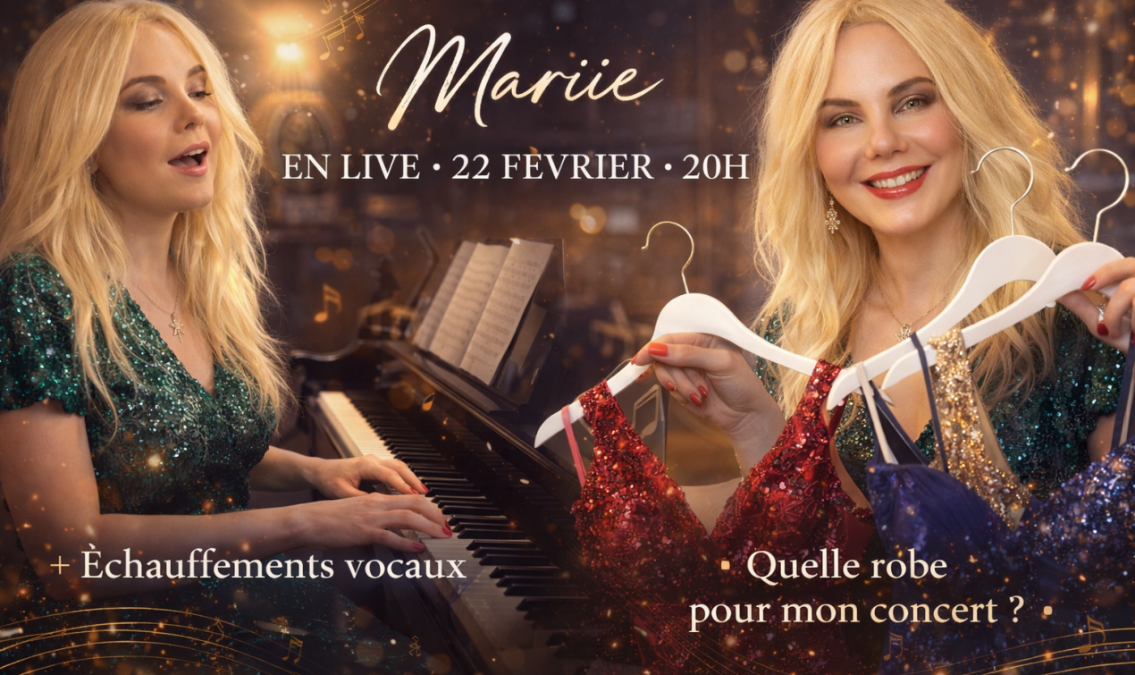 Mariie en live le 22 février : immersion dans ses échauffements vocaux et choix de scène