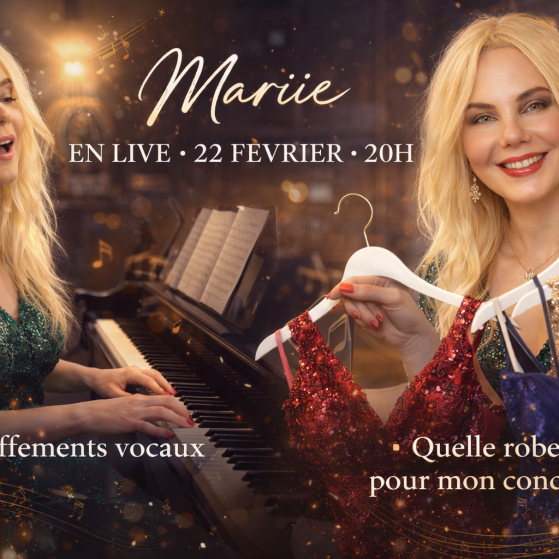 Mariie en live le 22 février : immersion dans ses échauffements vocaux et choix de scène