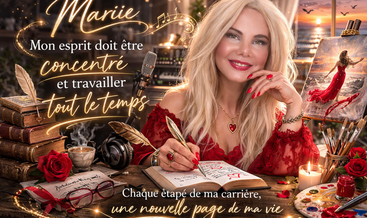 Mariie cultive la concentration et façonne son univers artistique