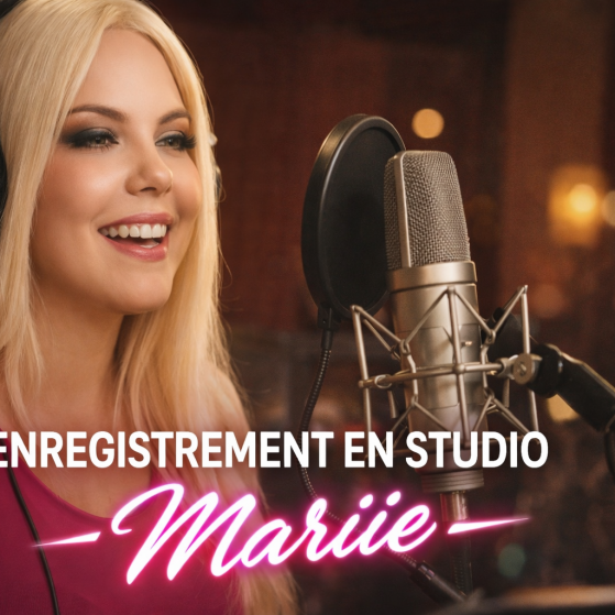 Au cœur des studios EDENE PROD : Mariie enregistre deux titres profondément personnels