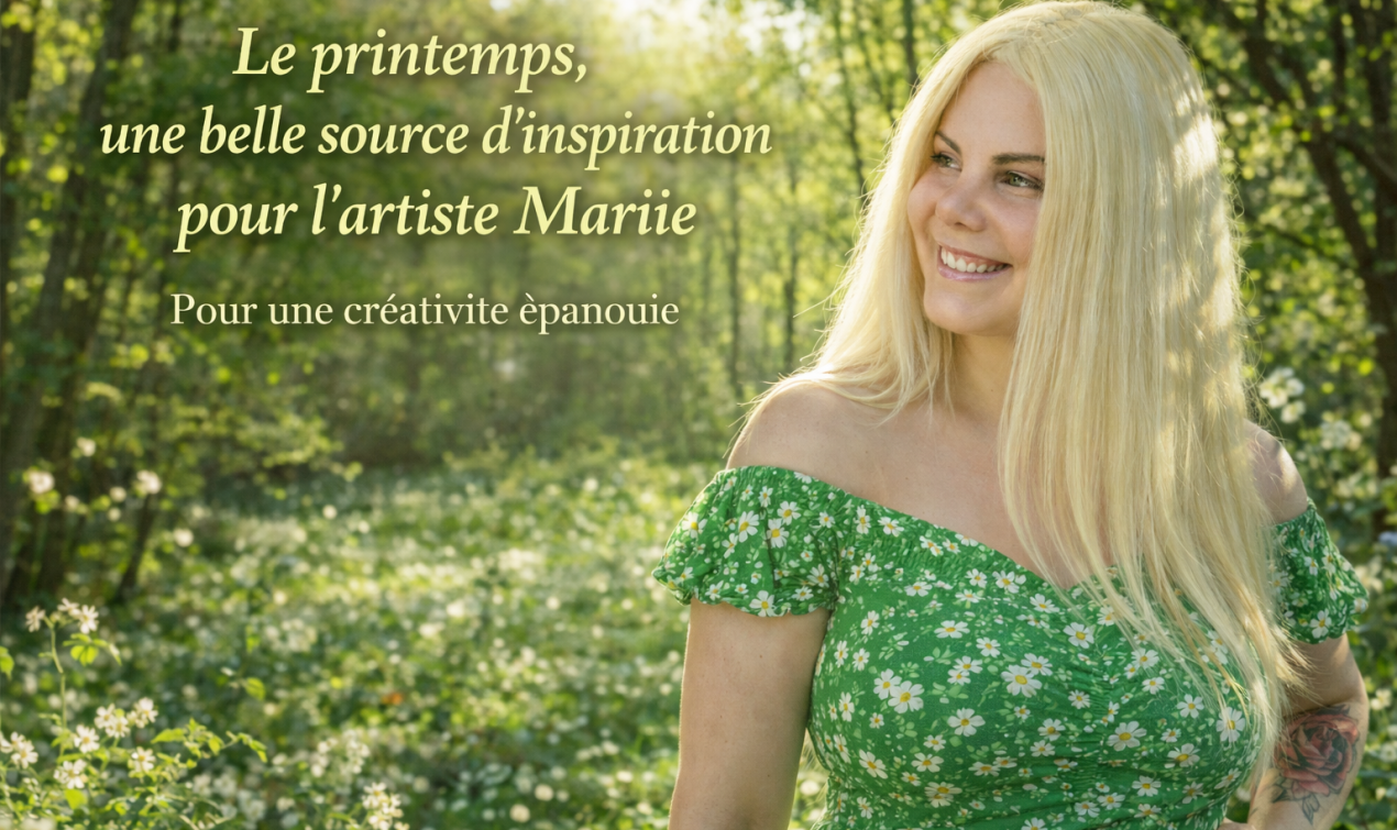 Le printemps, une source d’inspiration pour l’univers artistique de Mariie