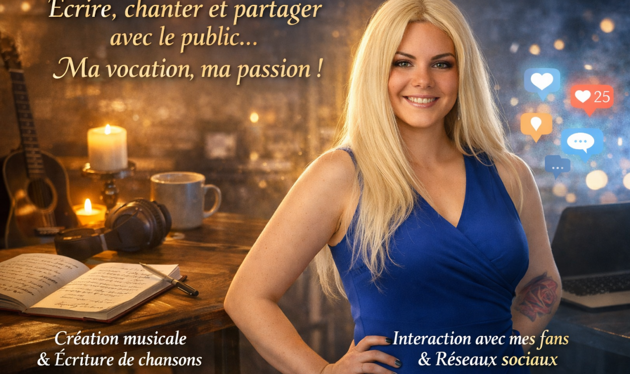 Mariie : écrire, chanter et partager avec le public, une vocation au quotidien