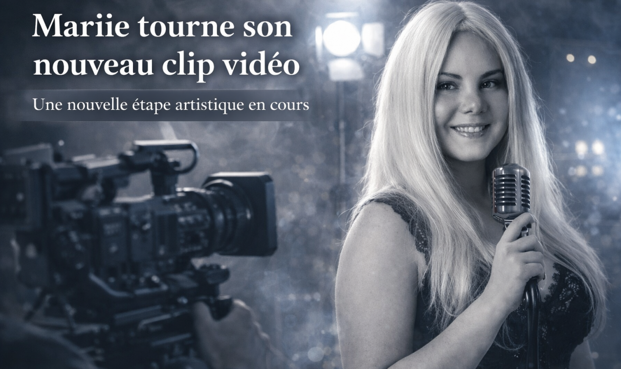 Mariie prépare de nouveaux clips avec le studio EDENE PROD