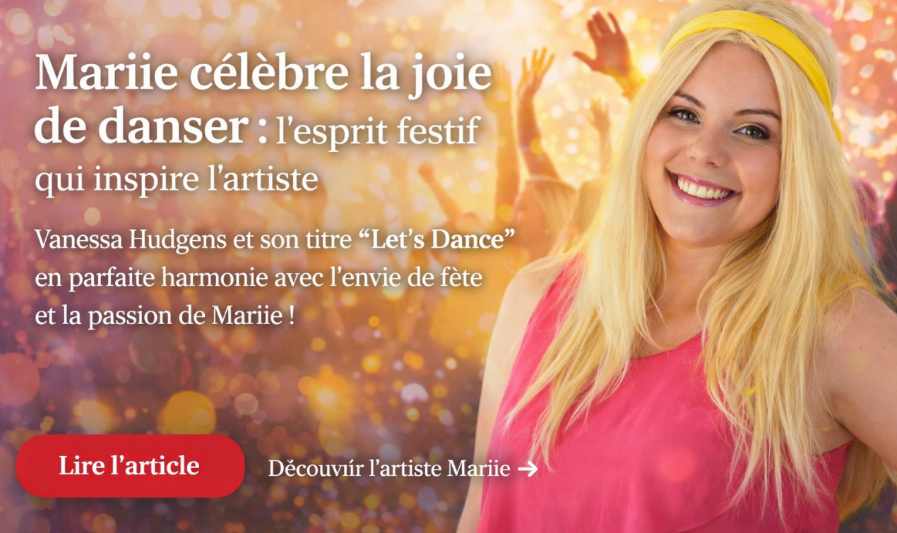 Mariie célèbre la joie de danser : l’esprit festif qui inspire l’artiste