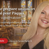 Mariie prépare un concert spécial pour Pâques avec le conservatoire