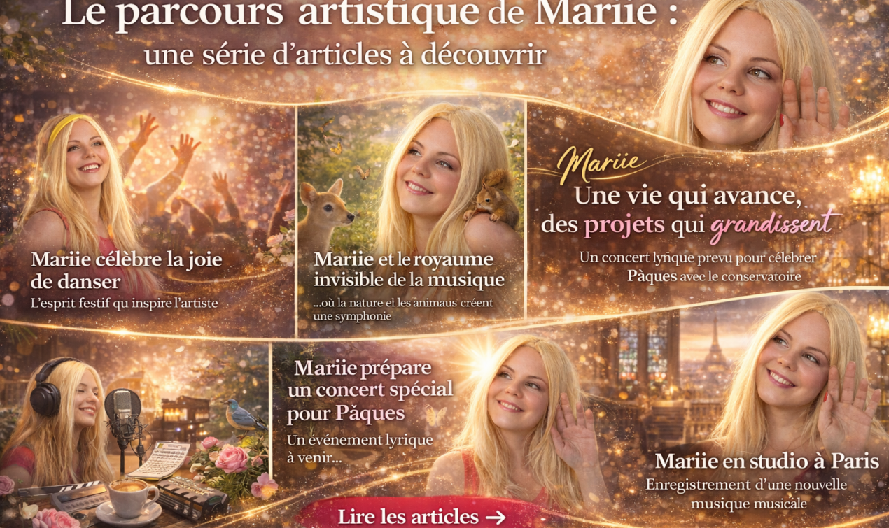 Une semaine intense pour Mariie : création, concerts et inspirations