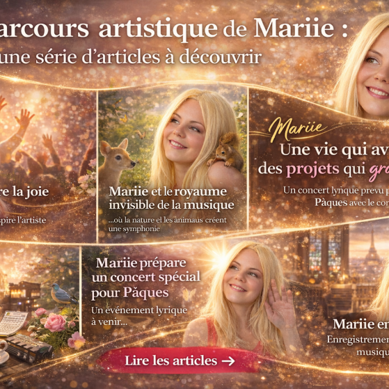 Une semaine intense pour Mariie : création, concerts et inspirations