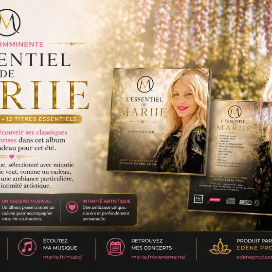 « L’Essentiel de Mariie » : une compilation intime et lumineuse bientôt disponible