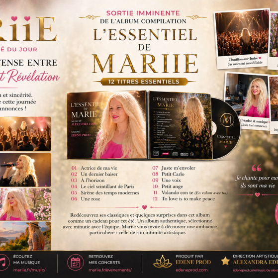 Mariie : une journée d’actualité intense entre création, scène et annonce majeure