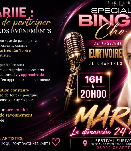 Mariie au Festival Eur’Ivoire à Chartres une rencontre artistique vers le rayonnement et l’évolution