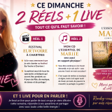 Mariie prépare deux réels et un live pour annoncer ses prochaines actualités