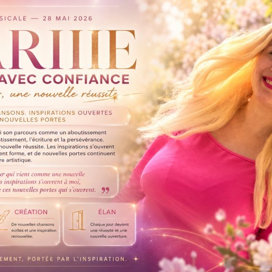 Mariie avance avec confiance vers de nouvelles chansons et de nouvelles portes