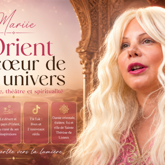 Mariie affirme son univers oriental entre musique, danse, théâtre et spiritualité