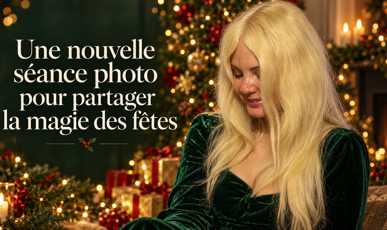 Une nouvelle séance photo pour partager la magie des fêtes