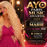 MARIIE aux Ayo Paris Music Awards 2026 : une soirée exceptionnelle placée sous le signe de la musique !